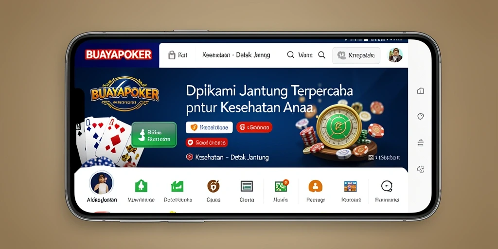 Tampilan antarmuka aplikasi BUAYAPOKER yang intuitif dan informatif.