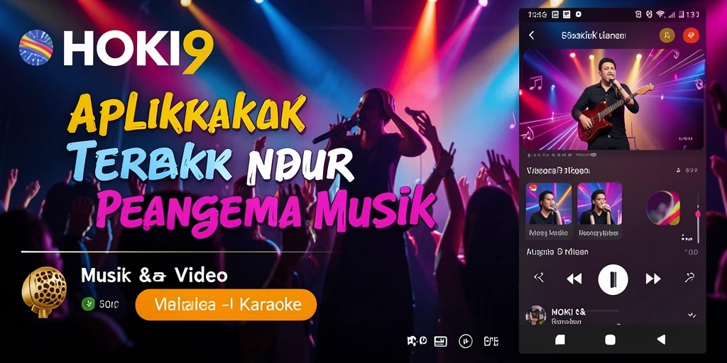 Antarmuka HOKI9 yang user-friendly untuk aplikasi Karaoke.