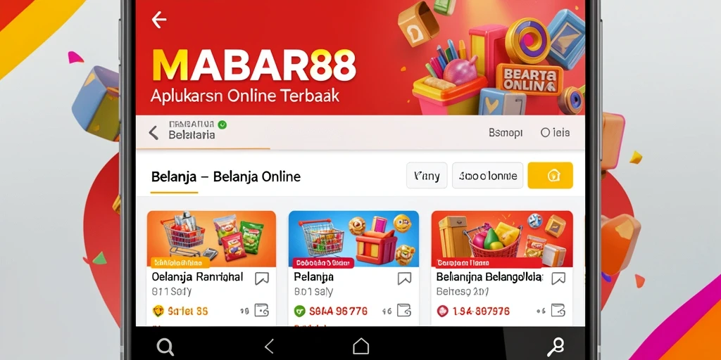 Antarmuka MABAR88 dengan berbagai pilihan produk Belanja Online.