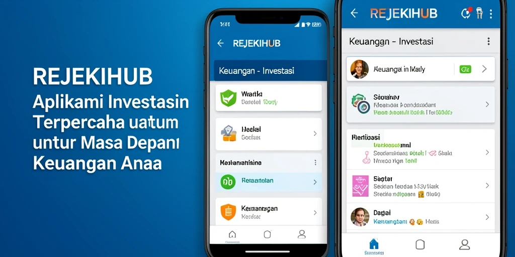 Tampilan antarmuka pengguna REJEKIHUB yang modern dan fungsional.