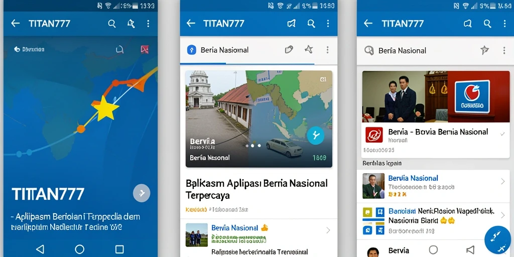 Antarmuka TITAN777 yang informatif dan user-friendly.